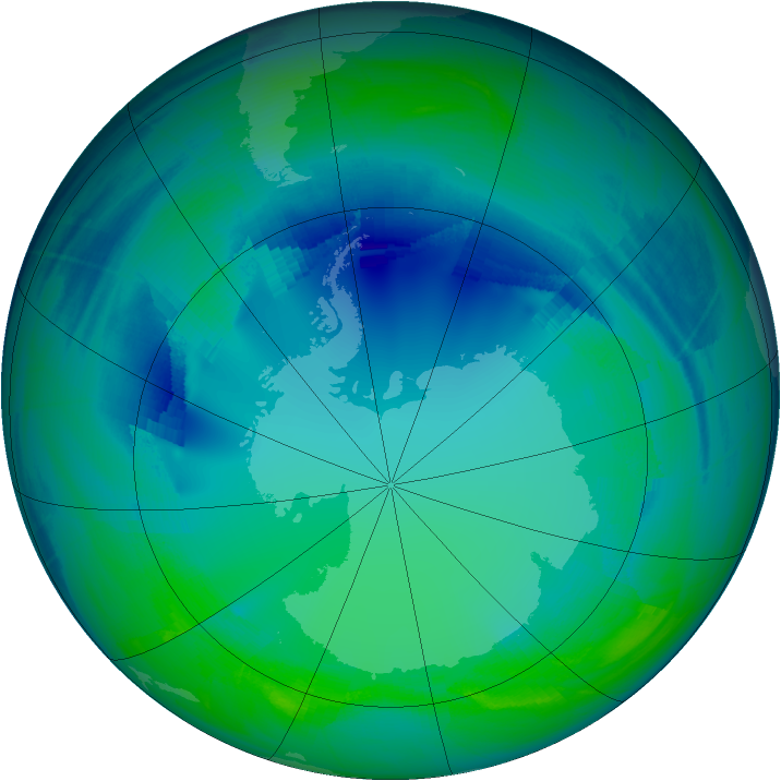 Ozone Map 2008-08-04